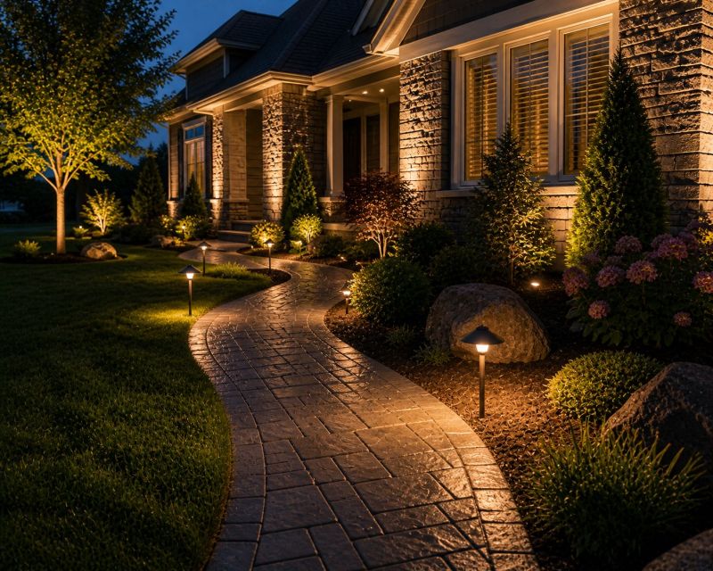 Courtyard Light Installation in Denver County, CO