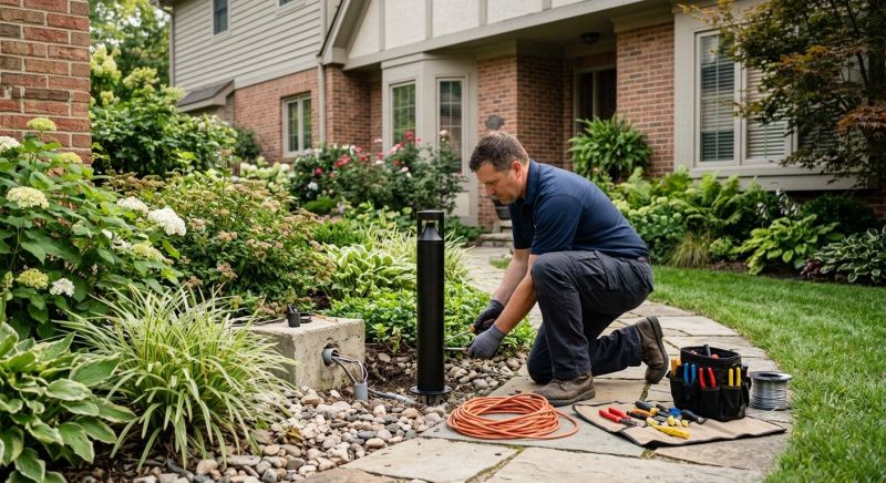 Outdoor Lighting Installation in Olathe, KS
